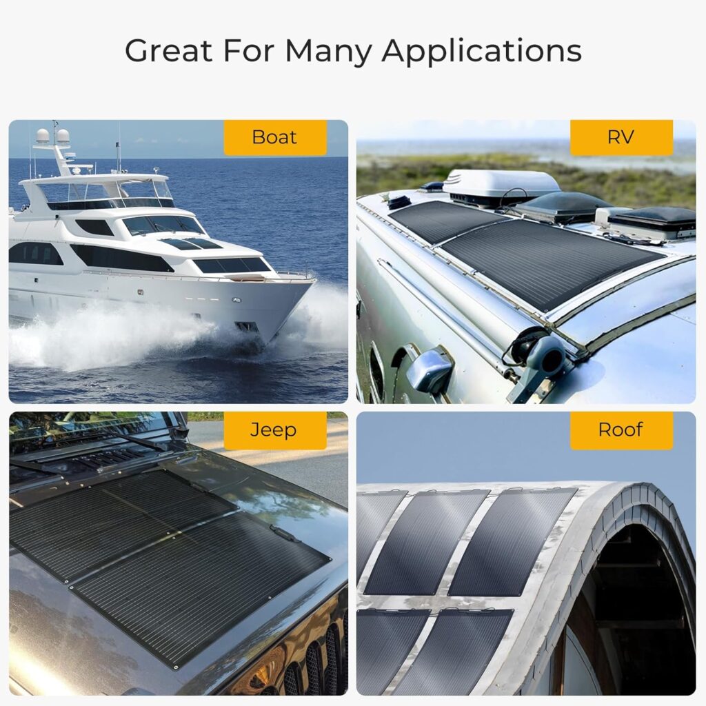 BougeRV Arch 200W Flexible Solar Panel Review – Big Output in a Low ...