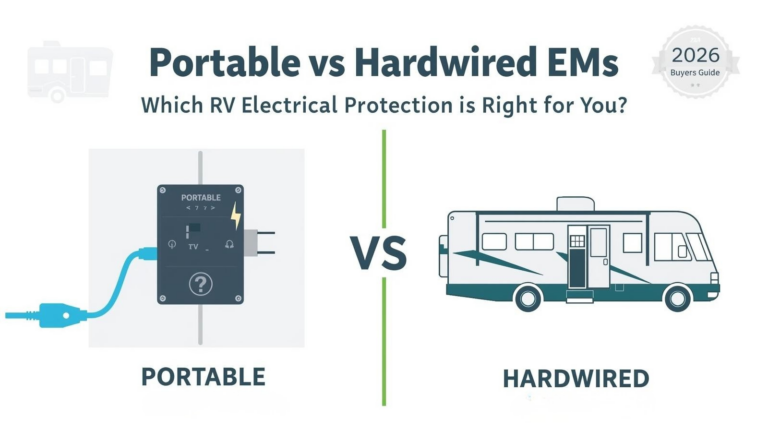 Portable vs Hardwired EMS: The Complete 2026 Buyer’s Guide for RV Owners