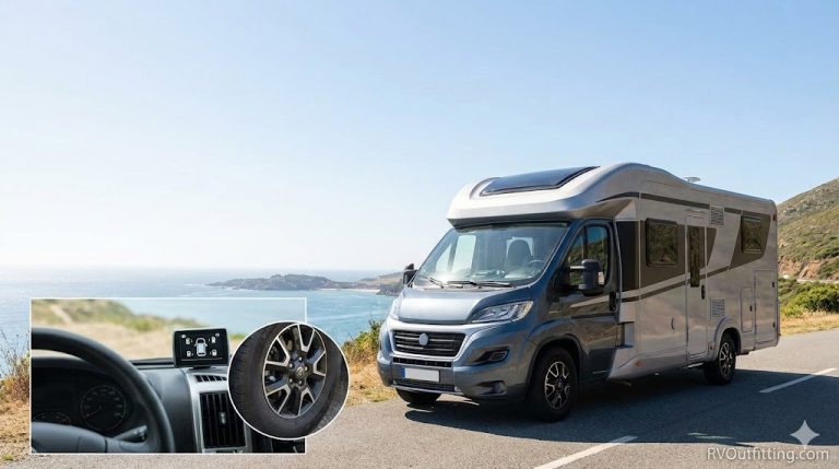 Feature image showing RV TPMS in a realistic RV travel context
